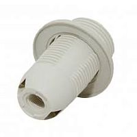 Патрон подвесной с кольцом UNIVersal Е14 Пластик/белый картинка 