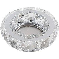 Светильник встраиваемый Fametto/Peonia DLS-P111 GU5.3 CHROME/CLEAR 65мм/50Вт картинка 