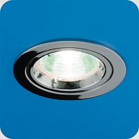 Светильник встраиваемый Италмак Ferrum 51 0 05 MR16 65мм/50вт литой не поворотный/хром картинка 