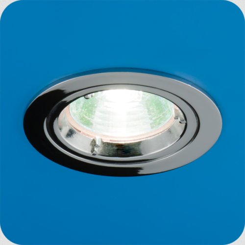 Светильник встраиваемый Италмак Ferrum 51 0 05 MR16 65мм/50вт литой не поворотный/хром картинка 