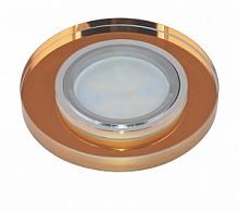 Светильник встраиваемый Fametto/Peonia DLS-P106 GU5.3 CHROME/BRONZE 65мм/35Вт картинка 