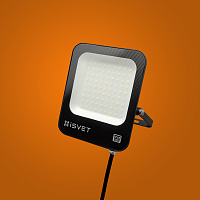 Прожектор светодиодный iSvet USL-106 220В 50Вт 4500Лм 6500K 120° IP65 202х181х31мм картинка 