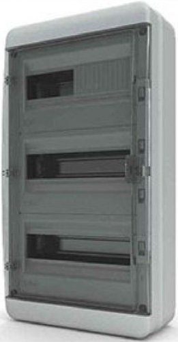Бокс пластиковый Tekfor ЩРН-П-36 BNK 65-36-1 (560х300х153мм) IP65 прозрачная дверца картинка 