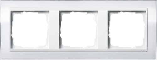 Рамка универсальная Gira Event Clear 3-м. белый глянец/белый картинка
