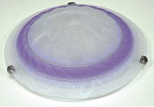 Светильник накладной "Орхидея" Альфа Лайт ЛОН 220В Е27 1х60Вт Голубой/250мм картинка 