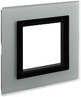 Рамка универсальная DKC Avanti 1-м. стекло светло-серый картинка