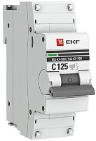 Выключатель автоматический EKF PROxima ВА47-100 1п 125А C 10кА картинка