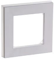 Рамка универсальная ABB EPJ Levit 1-м. белый/ледяной картинка