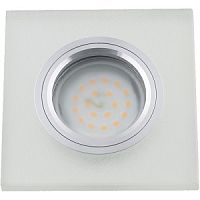 Светильник встраиваемый Fametto/Luciole DLS-L113 GU5.3 CHROME/MATT CLEAR 65мм/35Вт+1Вт картинка 