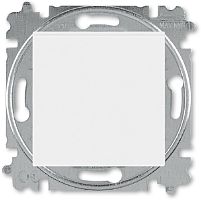 Переключатель кнопочный без рамки ABB EPJ Levit 1-кл. проходной белый/белый картинка
