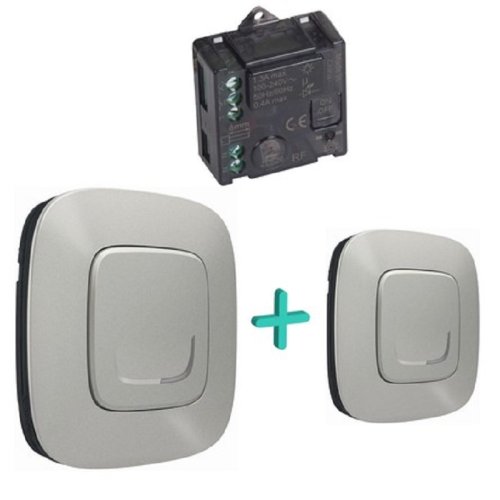 Комплект умного дома управления освещением c 2 мест Valena Allure Netatmo алюминий Комплект умного дома управления освещением c 2 мест Valena Allure Netatmo алюминий