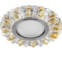Светильник встраиваемый Feron CD914 12/220В MR16 GU5.3 50/3Вт Прозрачный/Желтый картинка 