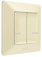 Умный выключатель беспроводной Valena Life Netatmo 2-кл. IP20 слоновая кость