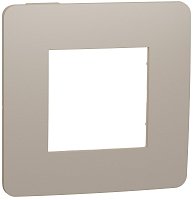 Рамка универсальная Schneider Electric Unica Studio Color 1-м. песочный/бежевый