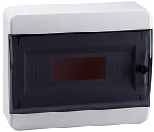 Бокс пластиковый Кэаз OptiBox ЩРН-П-12 P-BNK-2-12-IP41 (240х290х102мм) IP40 прозрачная дверца картинка 