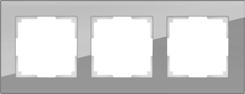 Рамка универсальная Werkel Favorit 3-м. стекло серый фото фото 2 Рамка универсальная Werkel Favorit 3-м. стекло серый картинка фото 2