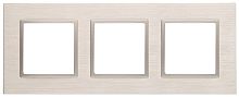 Рамка универсальная Эра Elegance 3-м. металл шампань/шампань картинка