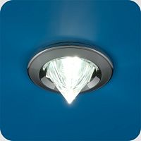 Светильник встраиваемый Италмак Ice 51 0 23 MR16 65мм/50Вт огран стекло/хром картинка 