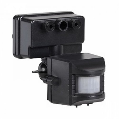 Датчик движения ИК/Лк IEK ДД-019 230В 0,45Вт 1,1КВа/300вт LED/120°/12м/10c - 7мин/IP44 картинка 