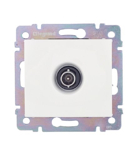 Розетка TV Звезда без рамки Legrand Valena 1-м. белый  картинка фото 2