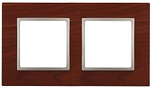 Рамка универсальная Эра Elegance 2-м. дерево вишня/шампань картинка
