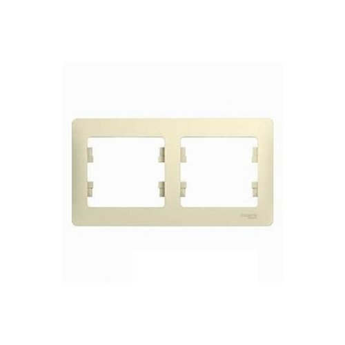 Рамка вертикальная Systeme Electric Glossa 2-м. бежевый фото фото 2 Рамка вертикальная Systeme Electric Glossa 2-м. бежевый картинка фото 2