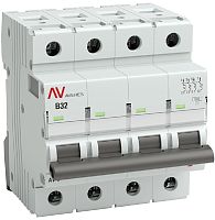 Выключатель автоматический EKF Averes AV-6 4п 32А B 6кА картинка