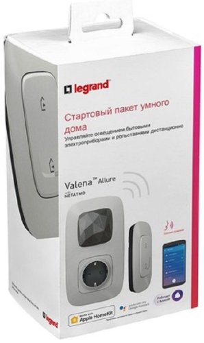 Стартовый Smart комплект умного дома Valena Allure Netatmo алюминий