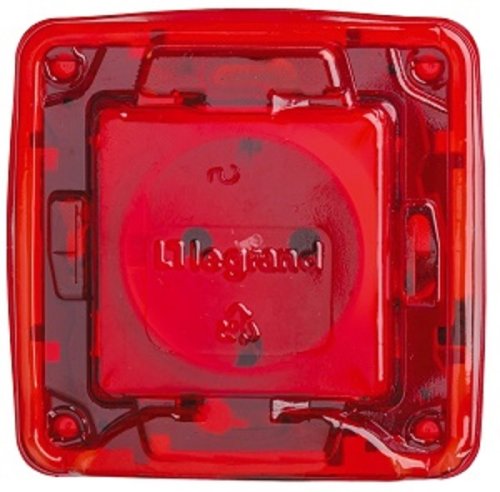 Колпачок защитный Legrand Etika красный  картинка фото 2
