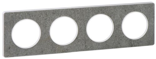 Рамка универсальная Schneider Electric Odace 4-м. камень морской камень/белый фото Рамка универсальная Schneider Electric Odace 4-м. камень морской камень/белый картинка