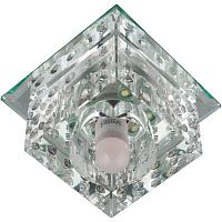 Светильник встраиваемый Fametto/Luciole DLS-L116 G9 GLASSY/CLEAR 70мм/35Вт+1Вт картинка 