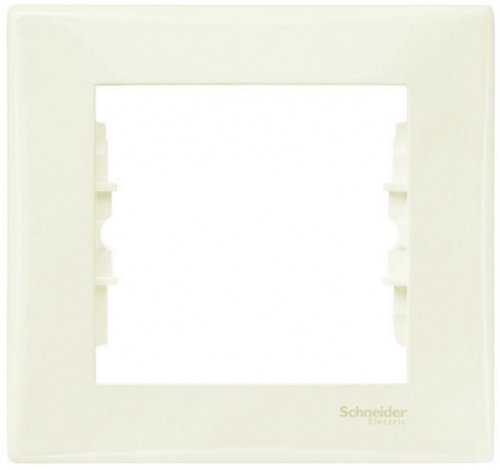 Рамка горизонтальная Schneider Electric Sedna 1-м. бежевый картинка фото 3