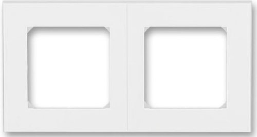 Рамка универсальная ABB EPJ Levit 2-м. белый/ледяной картинка