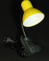 Светильник настольный Мелодия Света ЛОН 220В E27 60Вт Желтый/прищепка картинка 