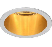 Светильник встраиваемый Feron DL6003 220В 50Вт MR16 GU5.3 Белый/Золото картинка 