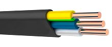 Кабель силовой ВВГ-Пнг(А)-LS 3x2,5ок(N,PE)-0,66 ГОСТ TDM бухта 100м картинка 