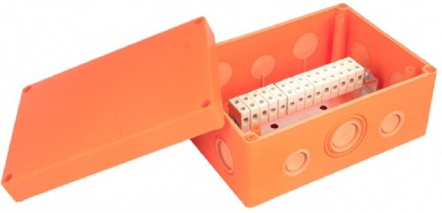Коробка огнестойкая EKF PROxima 176x126x74мм под винт 14x4мм IP66 оранжевый