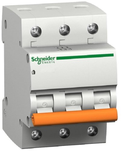 Выключатель автоматический Schneider Electric Домовой 3п C 10А ВА63 4.5кА картинка фото 2
