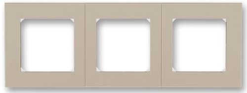 Рамка универсальная ABB EPJ Levit 3-м. кофе макиато/белый фото Рамка универсальная ABB EPJ Levit 3-м. кофе макиато/белый картинка