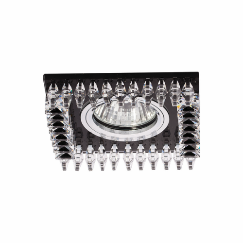 Светильник встраиваемый Италмак Bohemia 51 32 71 MR16 65мм/50Вт огран стекло/черный фото Светильник встраиваемый Италмак Bohemia 51 32 71 MR16 65мм/50Вт огран стекло/черный картинка