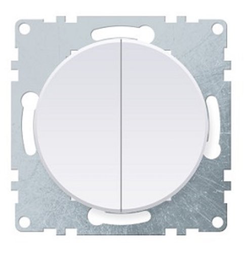 Переключатель без рамки OneKeyElectro Florence 2-кл. проходной белый фото фото 2 Переключатель без рамки OneKeyElectro Florence 2-кл. проходной белый картинка фото 2