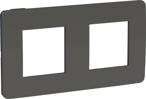 Рамка универсальная Schneider Electric Unica Studio Color 2-м. дымчато-серый/антрацит фото Рамка универсальная Schneider Electric Unica Studio Color 2-м. дымчато-серый/антрацит картинка