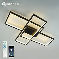 Светильник светодиодный (Люстра) ESTARES SVEN 65W 3S-APP-500x360x80-BLACK/WHITE-220-IP20 картинка 
