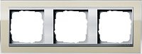 Рамка универсальная Gira Event Clear 3-м. песочный/алюминий