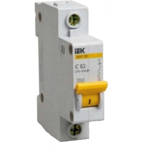 Выключатель автоматический IEK KARAT ВА47-29 1п 63А C 4.5кА картинка фото 4