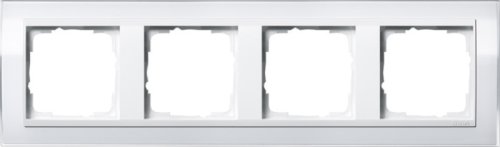 Рамка универсальная Gira Event Clear 4-м. белый глянец/белый картинка