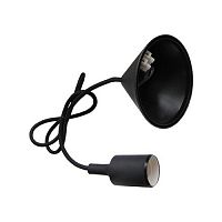 Светильник подвесной Feron LH127 230V E27 Черный/1,5м картинка 