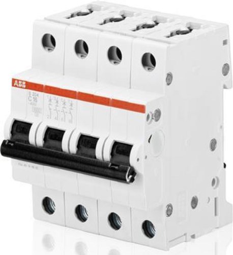 Выключатель автоматический ABB S204 4п 63А C 6кА фото фото 2 Выключатель автоматический ABB S204 4п 63А C 6кА картинка фото 2