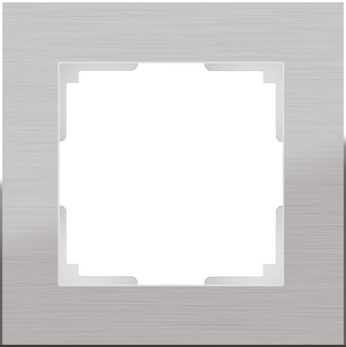 Рамка универсальная Werkel Aluminium 1-м. металл алюминий картинка фото 2