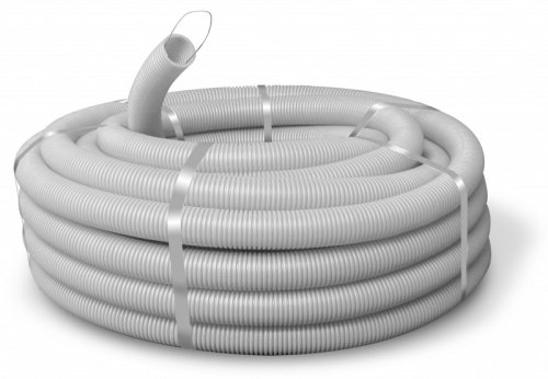 Гофра ПВХ Промрукав Д=20 тяжелая с протяжкой серый (100м)  фото фото 2 Гофра ПВХ Промрукав Д=20 тяжелая с протяжкой серый (100м)  картинка фото 2